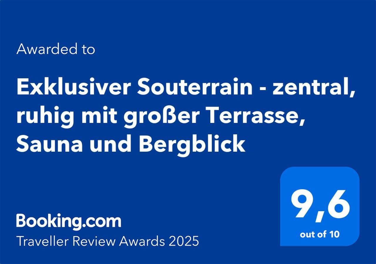 Exklusiver Souterrain - Zentral, Ruhig Mit Grosser Terrasse, Bergblick Und Privaten Sauna Zzgl Immenstadt im Allgaeu Ngoại thất bức ảnh